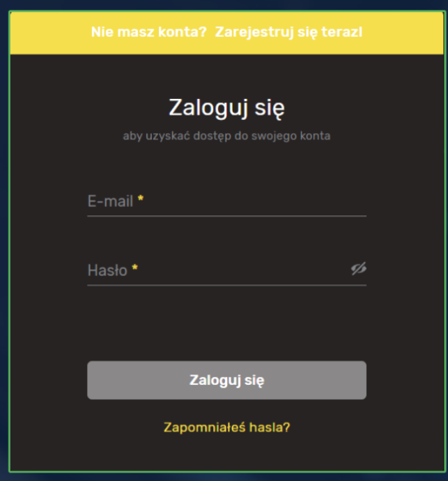 Krok 2 – ekran logowania